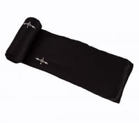 قطن دبل سترتش بكريستال سوارفسكي-أسود