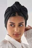 توربان قطني قابل للتعديل-أسود