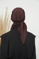 توربان كاب ربط من الخلف - بني داكن
