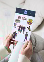 ستكر شيت برشلونة