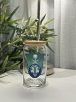 كوب شفاف بشعار نادي الاهلي