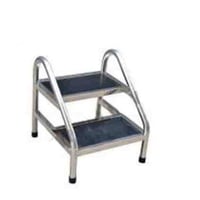 سلم من درجتين من الأستيل مع مانع انزلاق