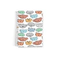 دفتر سلك A5 ورق مسطر 60 ورقة