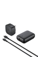 عرض باور بانك مع كبس منزلي +كيبل قماش AUKEY