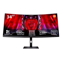 شاشة عرض شاومي منحنية للألعاب G34WQI بدقة WQHD بمع...