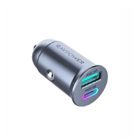 شاحن سيارة راف باور 65 واط بمنفذين بي دي + يو اس ب...