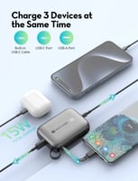 بطارية متنقلة 10 آلاف ملي امبير - راف باور 20 واط...