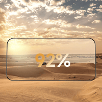 استكر تركيب ذاتي شفاف HD اكس وولف لأجهزة الايفون