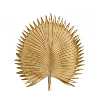 طبق زينة ذهبي فاخر Leaf