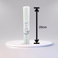 اعواد مصاص ابيض مقاس كبير 50 عود