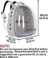 شنطة محمولة لحمل الببغاء والطيور والحيوانات الاليف...