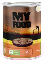 MY FOOD معلبات قطط باتيه دجاج 400g