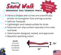 مجثم مبرد للببغاوات sand walk