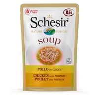 شيزر ظرف دجاج مع اليقطين بالحساء للقطط 85g