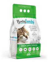رمل قطط Bentysandy 10Lit تفاح