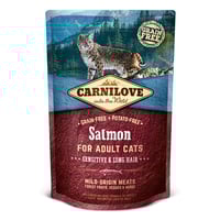 كارنيلوف طعام جاف للقطط البالغة الحساسة وطويلة الش...