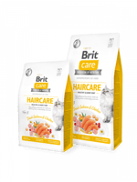 بريت طعام جاف خالي من الحبوب للقطط للعناية بالشعر...