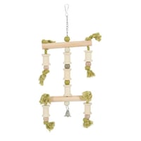 لعبة خشبية للببغاوات والطيور الكبيرة