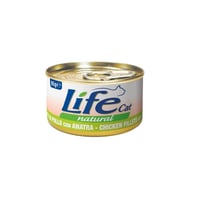 لايف كات معلبات طعام رطب للقطط فيلية الدجاج مع الب...