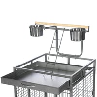 قفص ببغاء كبير مع استاند علوي