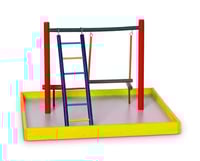 بريفو ملعب محكمة ، للكوكاتيل والببغاوات الصغيرة