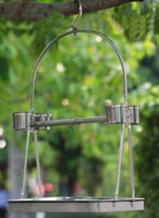 استاند استانلس للطيور والببغاوات الاليفة