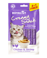 مكافئات بالدجاج والروبيان Royalist creamy snack 75...