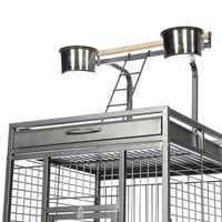 قفص ببغاء كبير مع استاند علوي