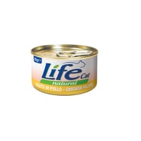 لايف كات معلبات طعام رطب للقطط فيلية الدجاج 85جم