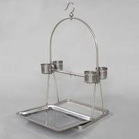 استاند استانلس للطيور والببغاوات الاليفة