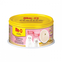 ميو طعام رطب بالدجاج وحليب الماعز للقطط الصغيرة 80...