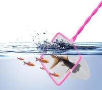 شبك صيد سمك 4 بوصة