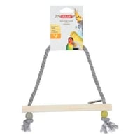 زولكس حبل ارجوحة مع غصن خشبي للطيور