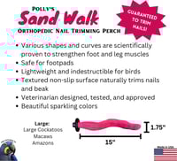 مجثم مبرد للببغاوات sand walk