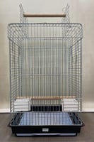 قفص ببغاء فضي 830A ZINC