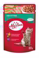 ماي لاف طعام رطب كامل للقطط الصغيرة - 80 جرام