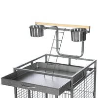 قفص ببغاء كبير مع استاند علوي