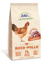 لايف كات بالدجاج - قليل الحبوب للقطط البالغة 1.5