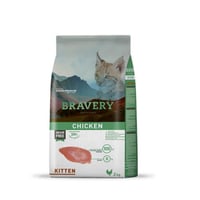 bravery طعام القطط الصغيرة كتن - دجاج 2 كيلو