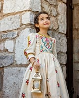 فستان رمضاني بتطريز انيق