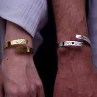 أساور كتابه الاسم وتاريخ رجالي ونسائي