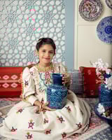 فستان رمضاني بتطريز انيق