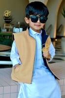 سديري جوخ لون بيج _ كحلي