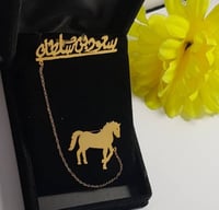 بروش أطفال بالاسم مع خيل