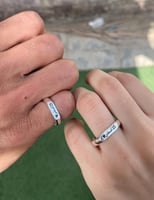 خواتم التاريخ رجالي ونسائي تصميم حسب الطلب