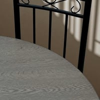 طقم طاولة طعام دائرية بأربع كراسي