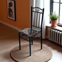 طقم طاولة طعام بمقعدين - تصميم عملي وأنيق