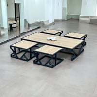 طقم طاولات ارضية 5 قطع