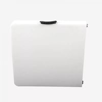 طاولة قابلة للطي أبيض