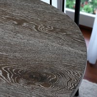 طقم طاولة طعام دائرية بأربع كراسي